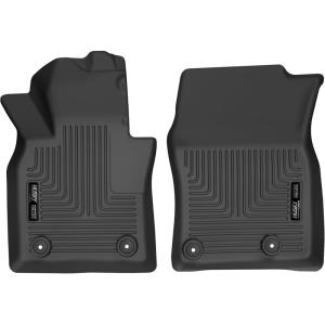 imageHusky Liners Weatherbeater Floor Mats  Fits 20192026 Mazda 3 Hatchback Sedan FWD 20202026 Mazda CX30 AWD  Front Row 1pc Black  15651