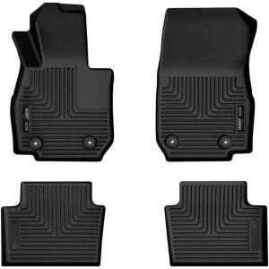 imageHusky Liners Weatherbeater Floor Mats  Fits 20202026 Mazda CX30 All Wheel Drive  Front amp 2nd Row 4pc Black  95981