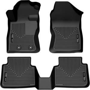 imageHusky Liners Weatherbeater Floor Mats  Fits 20222024 Subaru WRX  Front amp 2nd Row 3pc Black  95551