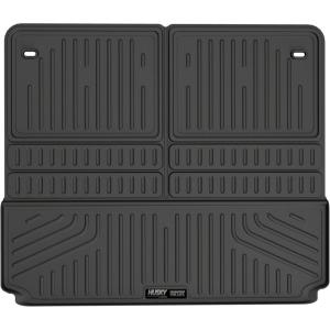 imageHusky Liners Weatherbeater Floor Mats  Fits 20222025 Mitsubishi Outlander  Front amp 2nd Row 4pc Black  95191Cargo Liner