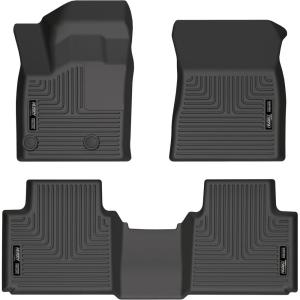 imageHusky Liners Weatherbeater Floor Mats  Fits 20222025 Mitsubishi Outlander  Front amp 2nd Row 4pc Black  95191Front  2nd Row