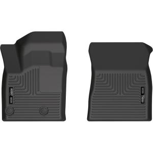 imageHusky Liners Weatherbeater Floor Mats  Fits 20222025 Mitsubishi Outlander  Front amp 2nd Row 4pc Black  95191Front Row