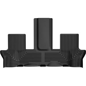 imageHusky Liners Weatherbeater Floor Mats  Fits 20242026 Hyundai Santa Fe  3rd Row 1pc Black  19871
