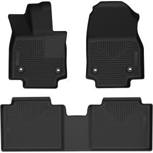 imageHusky Liners Weatherbeater Floor Mats  Fits 20242026 Mazda CX90 20252026 Mazda CX70  Front amp 2nd Row 3pc Black  99341