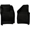imageHusky Liners Weatherbeater Floor Mats  Fits 20082010 Ford F250F350 All CABS  Front Row 2pc Black  18381