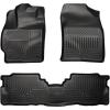 imageHusky Liners Weatherbeater Floor Mats  Fits 20122017 Toyota Prius V  Front amp 2nd Row 3pc Black  9891120122017 Prius V  Front  2nd Row