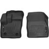 imageHusky Liners Weatherbeater Floor Mats  Fits 20142019 Ford Transit Connect Mini Passenger Van All Models wCarpet Flooring  Front Row 2pc Black  18321