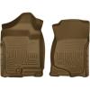 imageHusky Liners Weatherbeater Floor Mats  Fits Various 20072014 Cadillac Escalade amp ESV GMC Yukon Chevrolet Suburban 1500 Tahoe SilveradoSierra See Description  Front Row 2pc Tan  18203