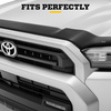 image:imageHusky Liners Aeroskin Hood Protector  Fits 20192024 Ford Edge  Low Profile DeflectorBug Shield  1 pc Chrome  2892172Chrome