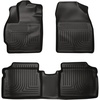 image:imageHusky Liners Weatherbeater Floor Mats  Fits 20122015 Toyota Prius Plug  in  Front amp 2nd Row 3pc Black  9893120102014 Prius  Front  2nd Row