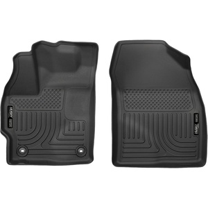 image:imageHusky Liners Weatherbeater Floor Mats  Fits 20122015 Toyota Prius Plug  in  Front amp 2nd Row 3pc Black  989312015 Prius  Front Row