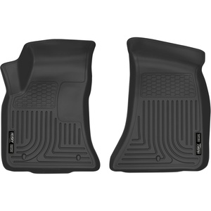 image:imageHusky Liners Weatherbeater Floor Mats  Fits 20162023 Dodge Challenger Rear Wheel Dr Only  Front Row 2pc Black  13641